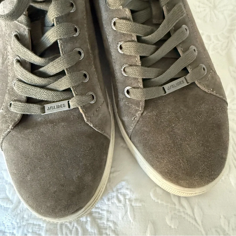 J/Slides Maya Stylish Cactus Suede Platform Sneakers Side 11